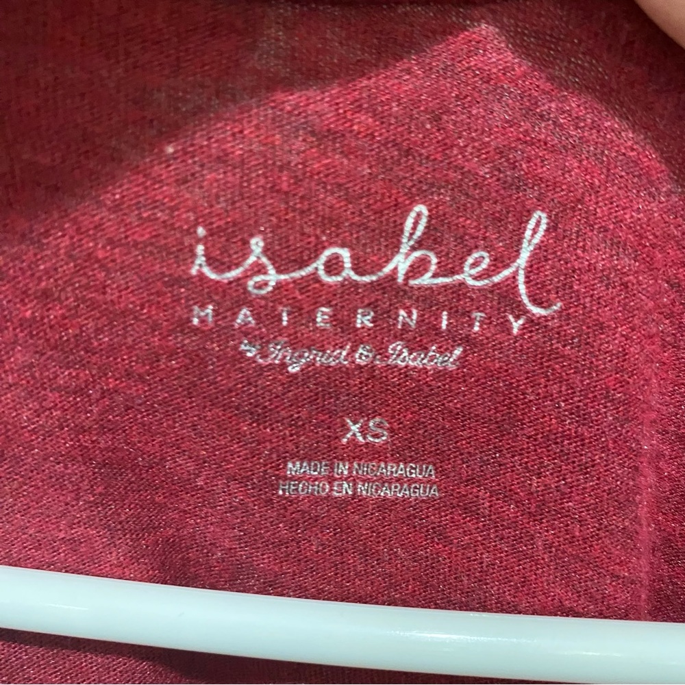 Isabel Maternity long sleeved ruched tee XS - Picture 3 of 8